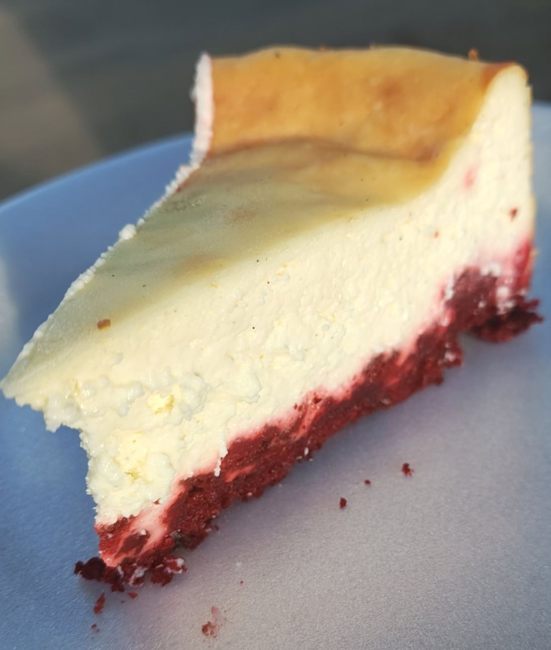 Red Velvet Cheesecake Slice
