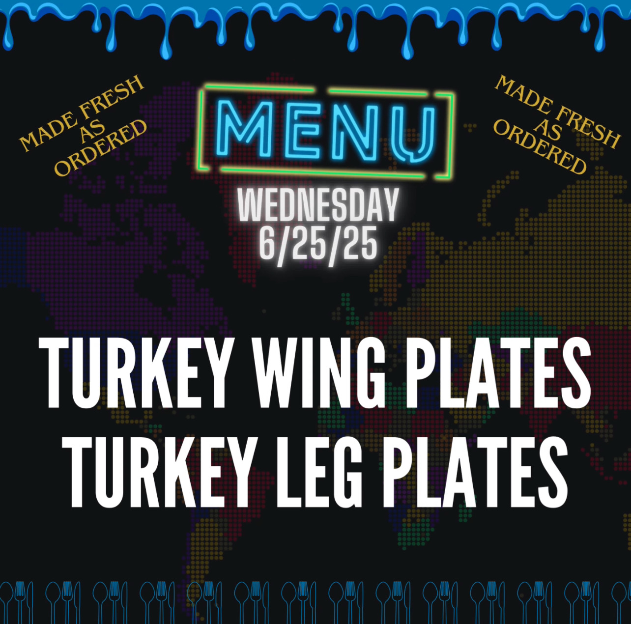 Turkey Wing Plate 6/25/25