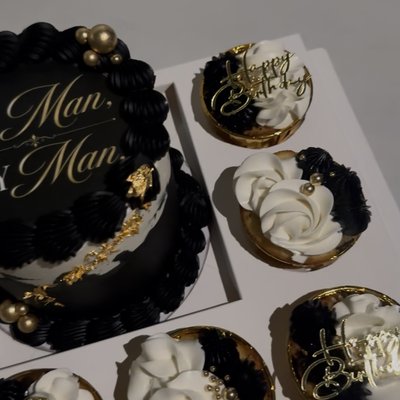 My Man My Man Cake Box 🖤