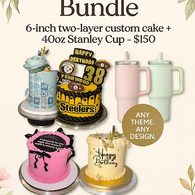 6” Round Cake Bundle – Two Layer