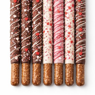 One Dozen Chocolate Covered Pretzels