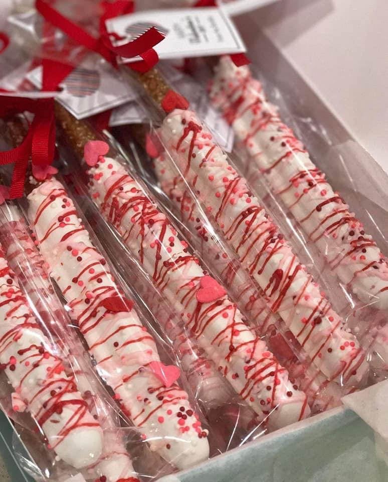 Dipped Pretzel Rods