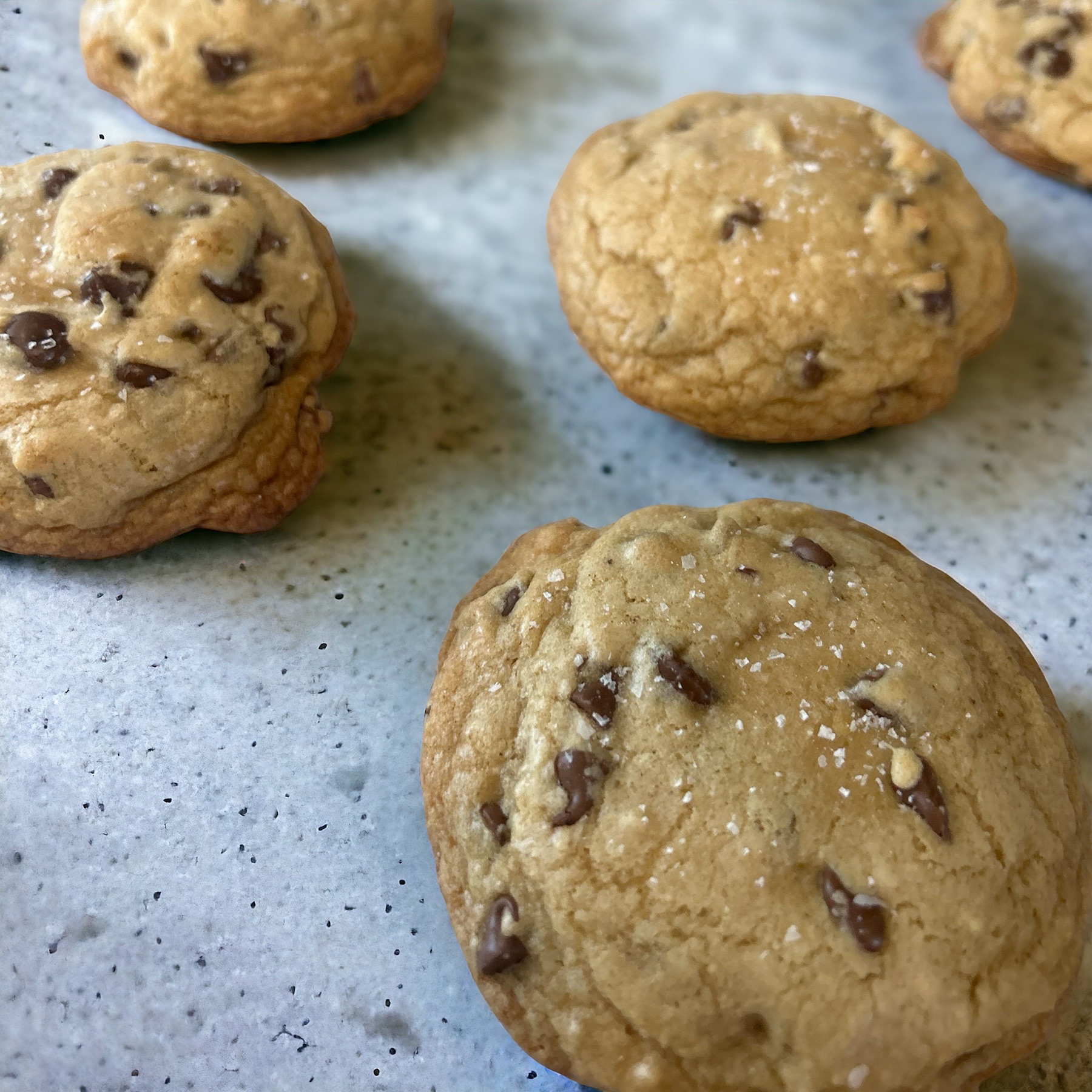 Sea Salt Chocolate Chip Cookies 