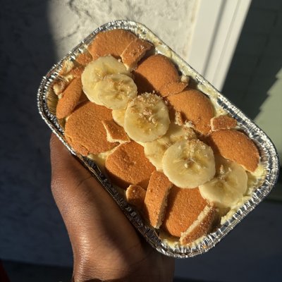 Small Pan Of Banana Pudding 🍌