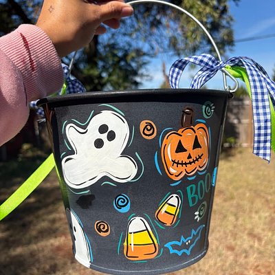 Painted Candy Bucket 
