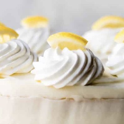 Lemon Cake with Lemon Cream Cheese