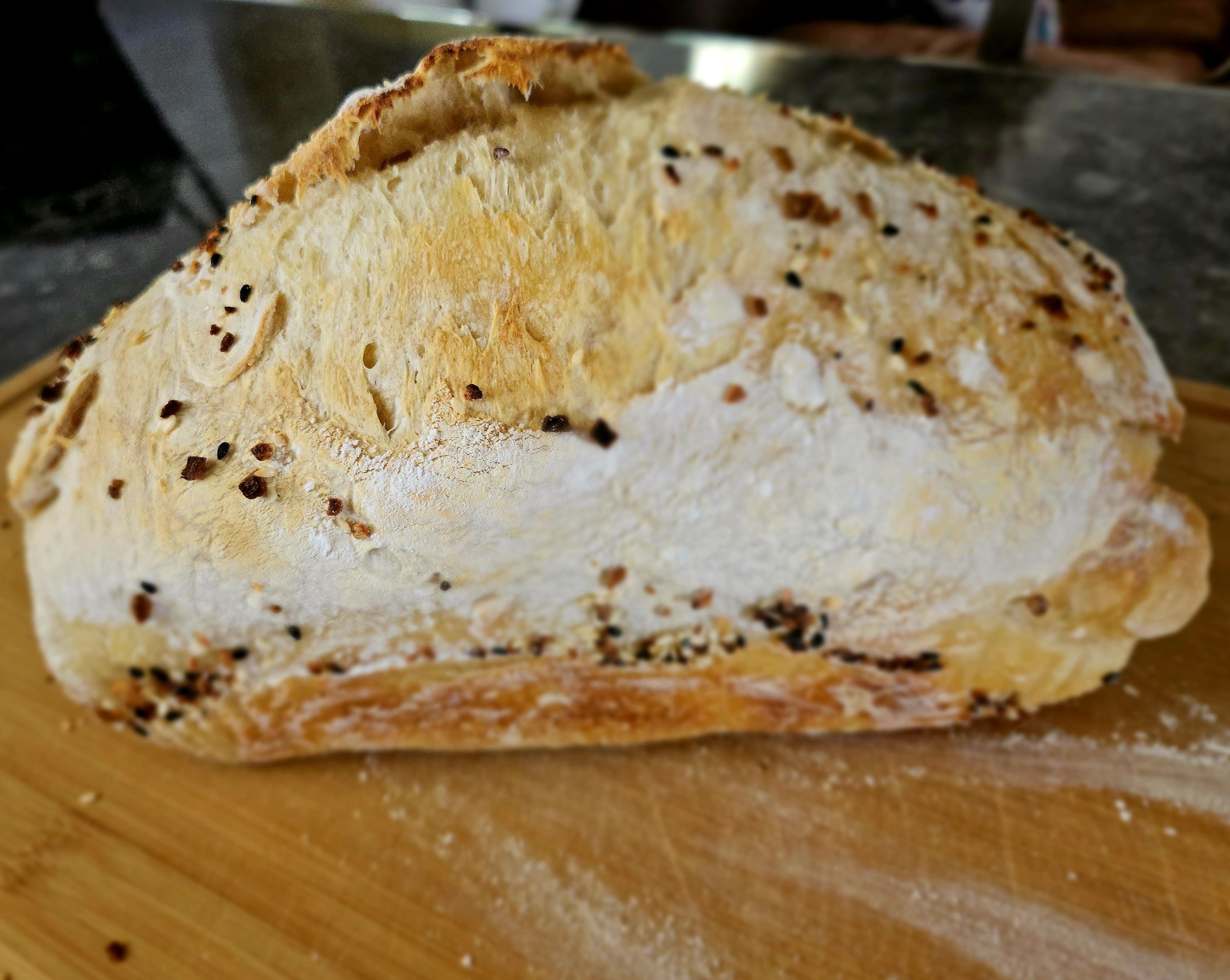 Everything Bagel Sourdough Bread 