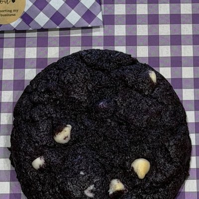 Sourdough Ube White Chocolate Cookie