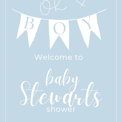 Custom Welcome Sign