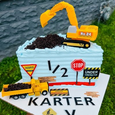 Half birthday cake 