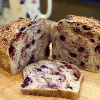 🍓🫐🍇 Triple Berry Sourdough 🍇🫐🍓