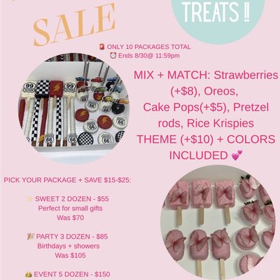 DIPPED TREATS FLASH SALE 🚨