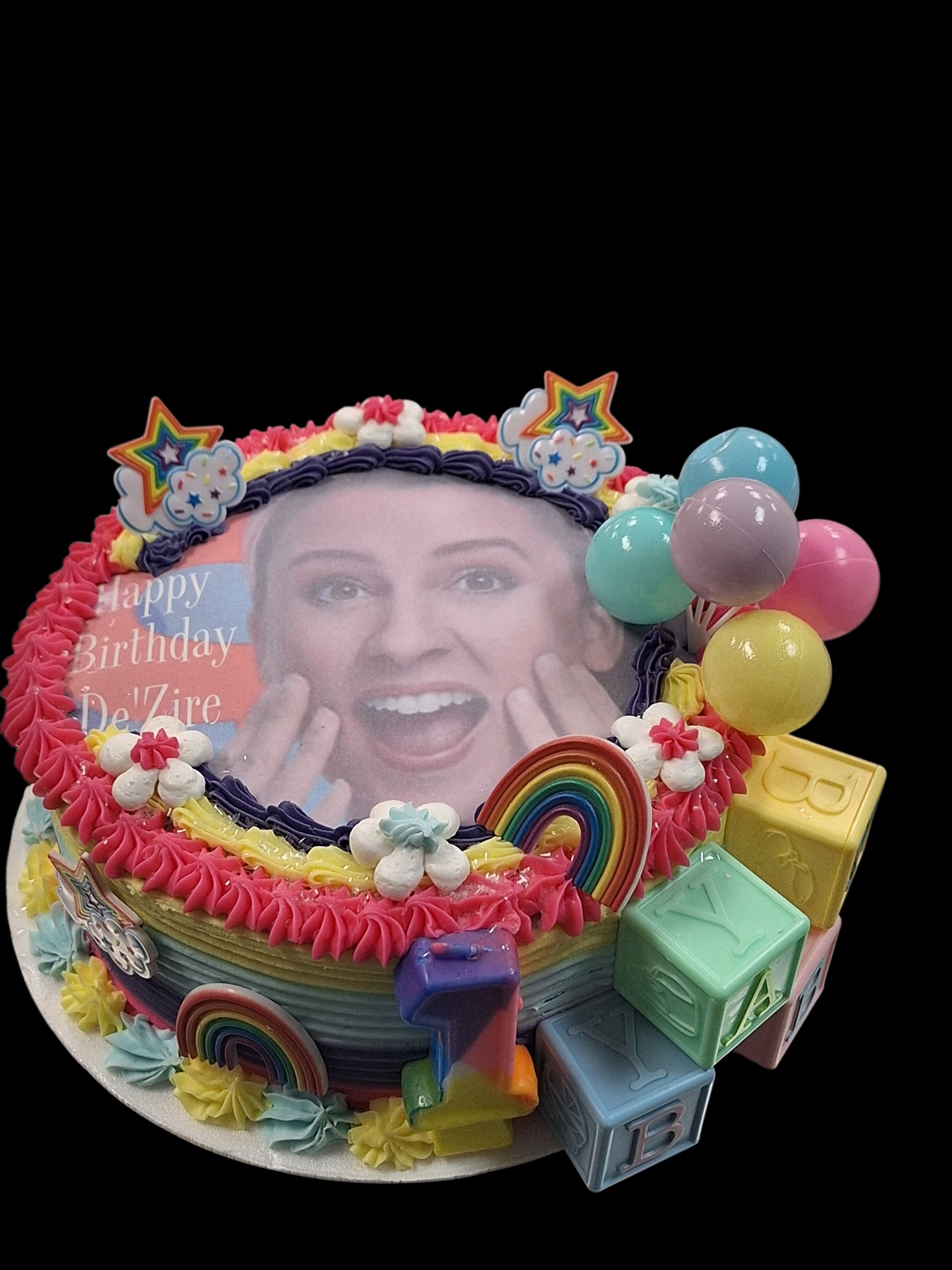 8in Dbl Specialty Birthday Cake  (Feeds 12-16)