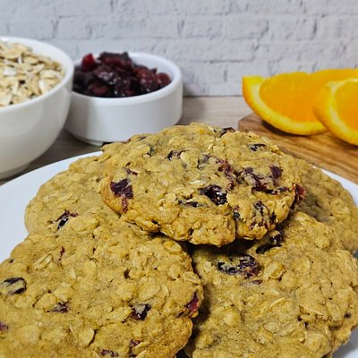 Cranberry Orange Oatmeal Cookie