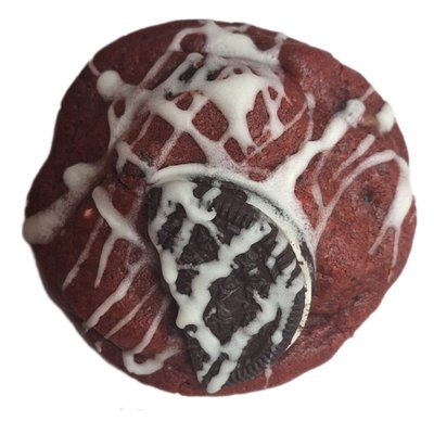 Red Velvet with White Chocolate Chip and Oreo Cookie