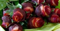 Chocolate Dipped Bacon Roses 6ct
