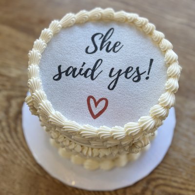 Burn Away Cake 6” 