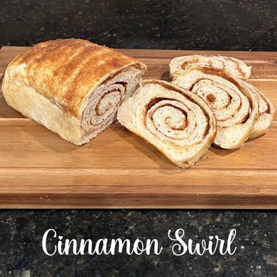Sourdough Focaccia Sweet Bread - Cinnamon Swirl