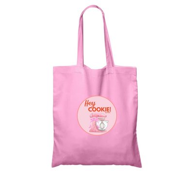 Hey Cookie! Logo Tote Bag (Pink)