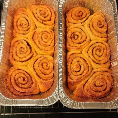 The 'big 6' Caramel Rolls