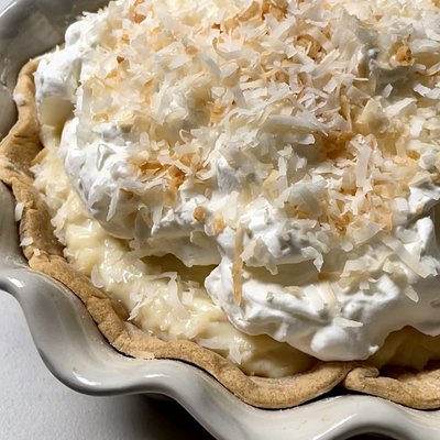 Thanksgiving  Coconut cream pie