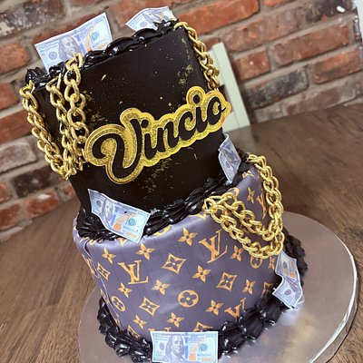 Custom 2 Tier cake 