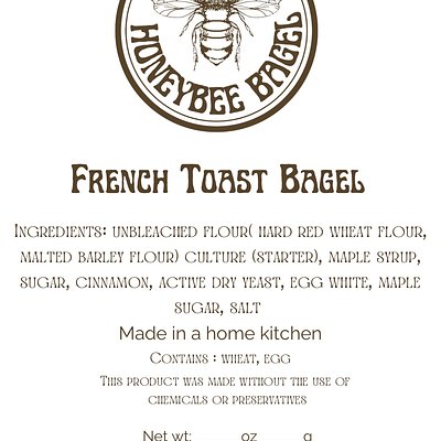 Half Dozen French Toast Bagels
