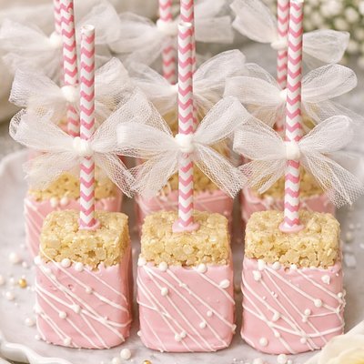 Chocolate Covered Rice Krispy Treats