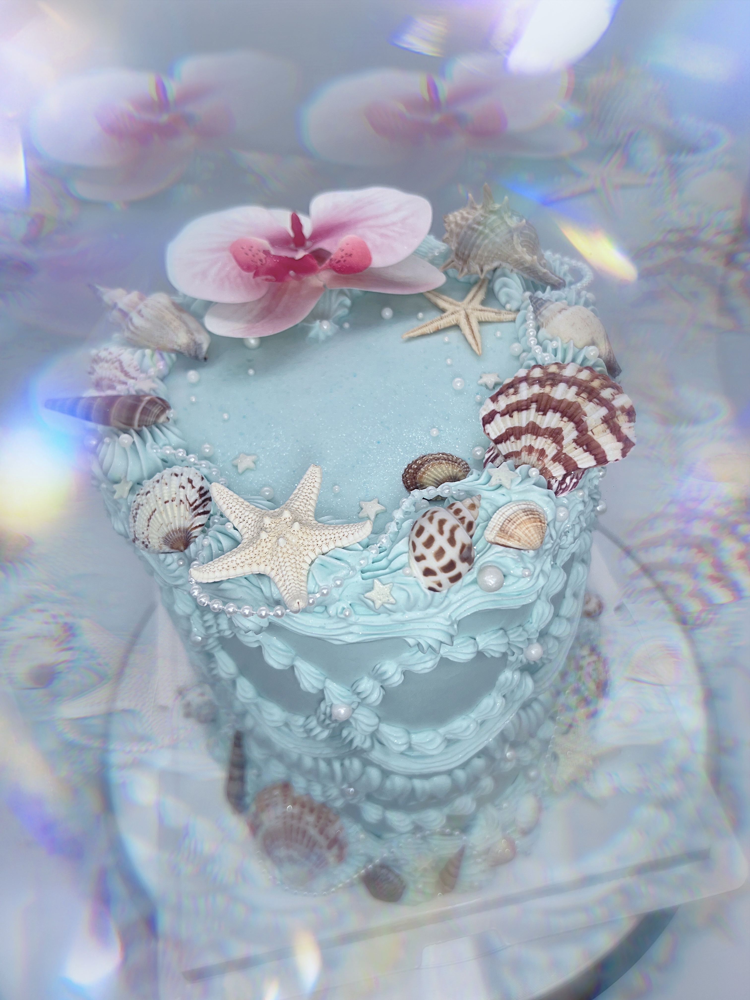 6in 3 Layer Heart Cake