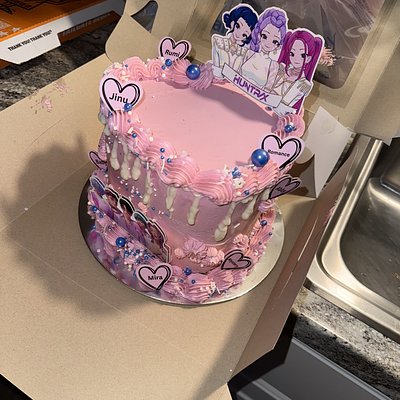 8in Heart Cake 