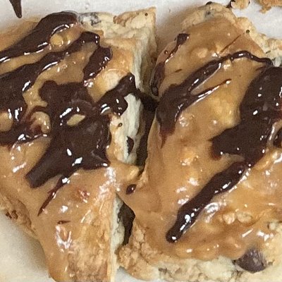 Peanut butter Chocolate Chip Scones 