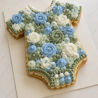 Baby Shower Cookie Cake