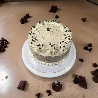Chocolate Chip Cookie Dough Cake