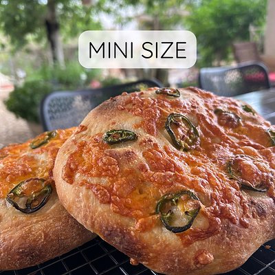 Jalapeño & Cheddar Foccacia Mini