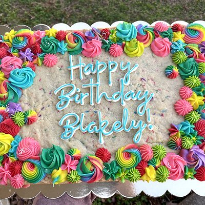 12x16 Rectangular Cookie Cake