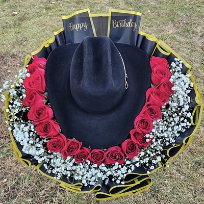 Cowboy Hat Bouquet 