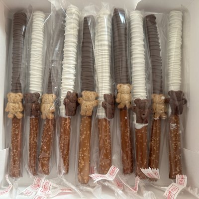 A Dozen Dipped Pretzels