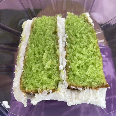 Key Lime Cake Slice