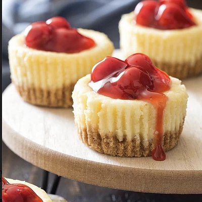 Cherry NY Mini Cheesecakes 
