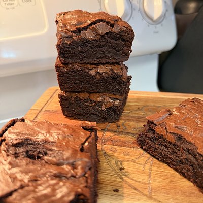 Sourdough Fudge Brownies 