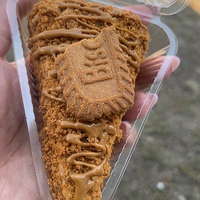 Cookie Butter Cheesecake Slice
