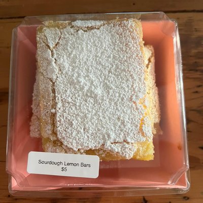 Sourdough Lemon Bars 