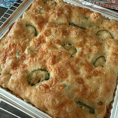 White Cheddar Jalapeno Focaccia 