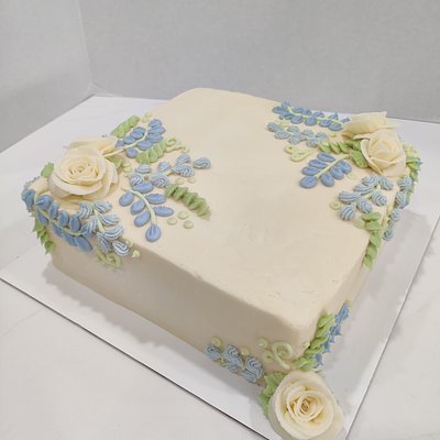 9 Inch Gluten Free Square Cake