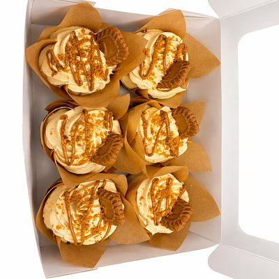 Biscoff Cookie Butter Cupcakes 