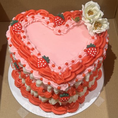 6” Heart Cake 