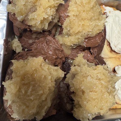 German Chocolate Cinnamon Rolls