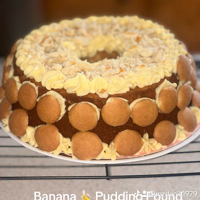 Banana 🍌 Pudding Cake 