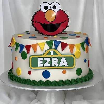 Elmo Flag Cake
