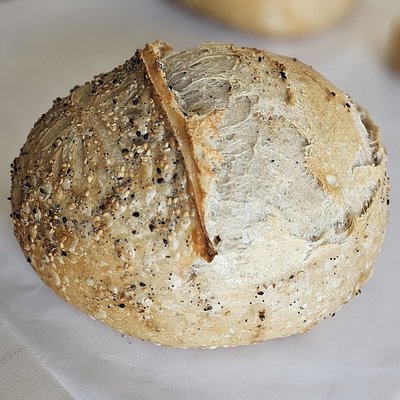 Everything Seasoning Sourdough Loaf 